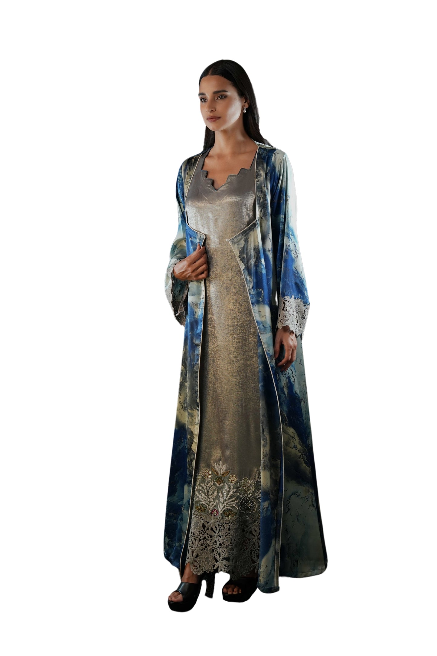Saja Sky Abaya Set
