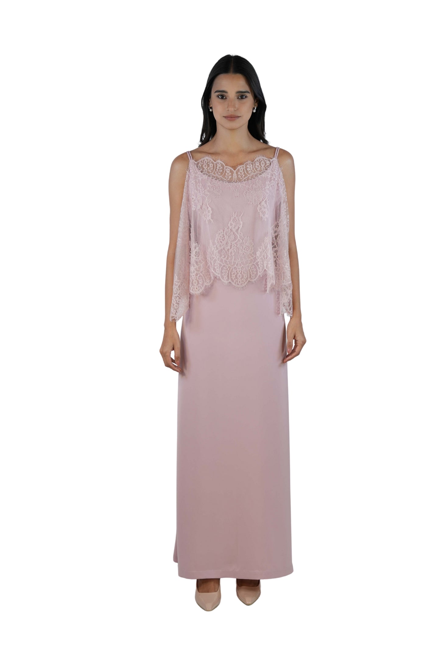 Shaden Blush Abaya Set