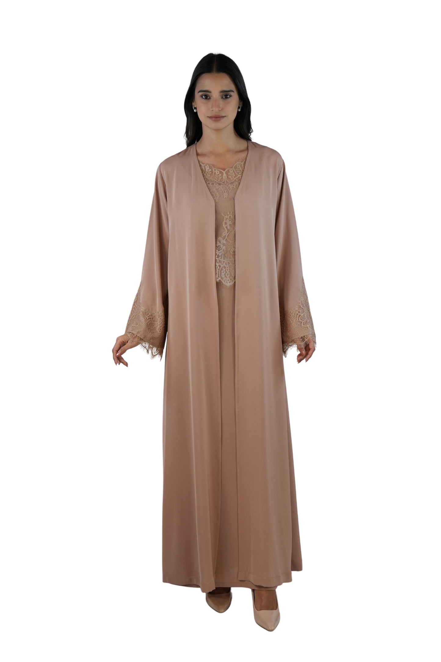 Shaden Sand Abaya Set