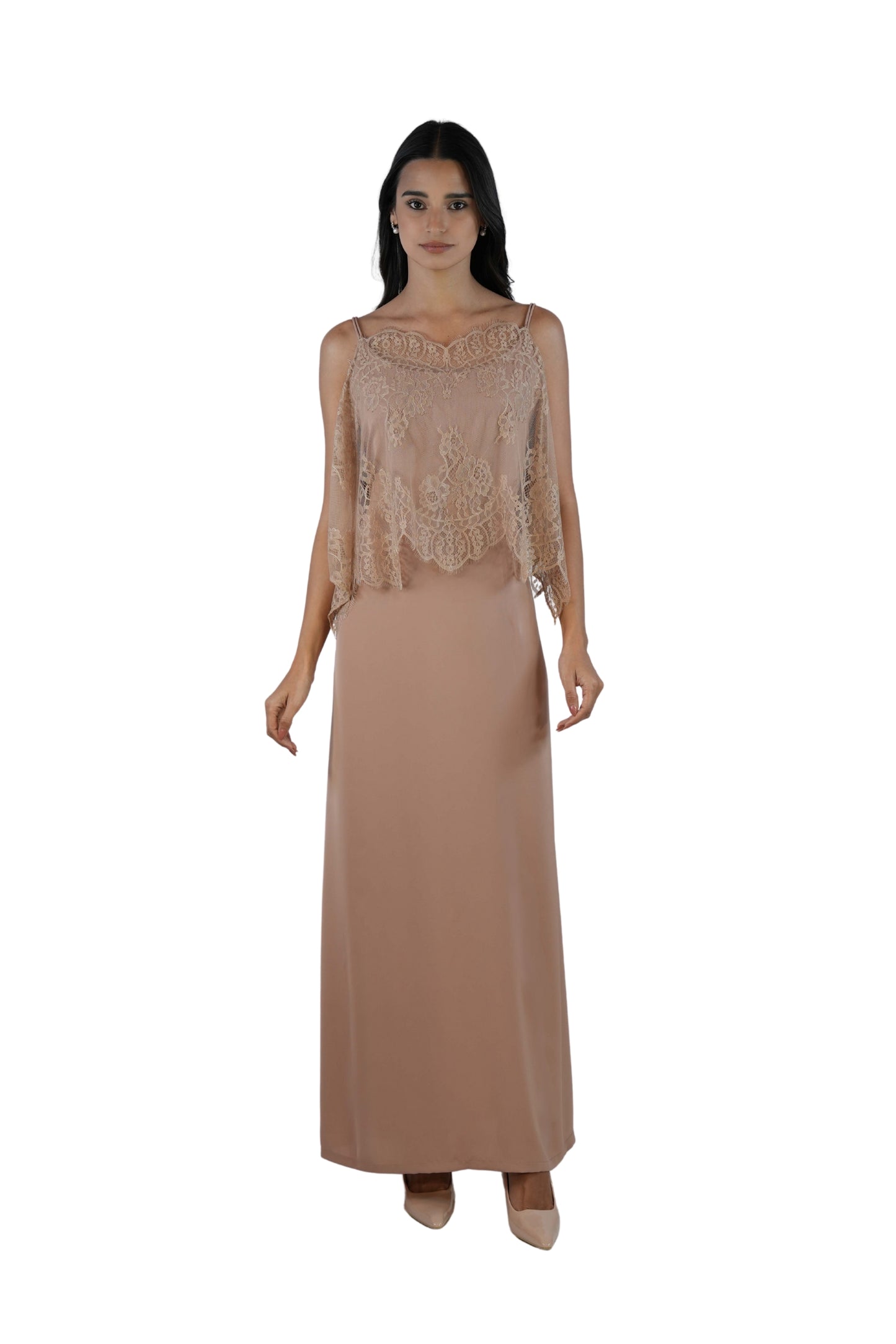 Shaden Sand Abaya Set