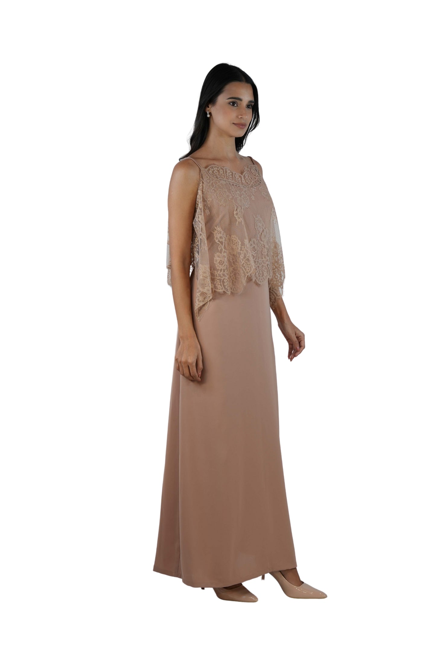 Shaden Sand Abaya Set
