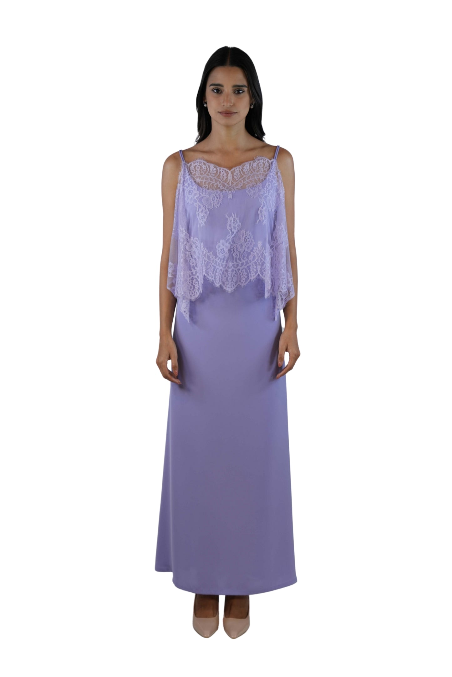 Shaden Lavender Abaya Set