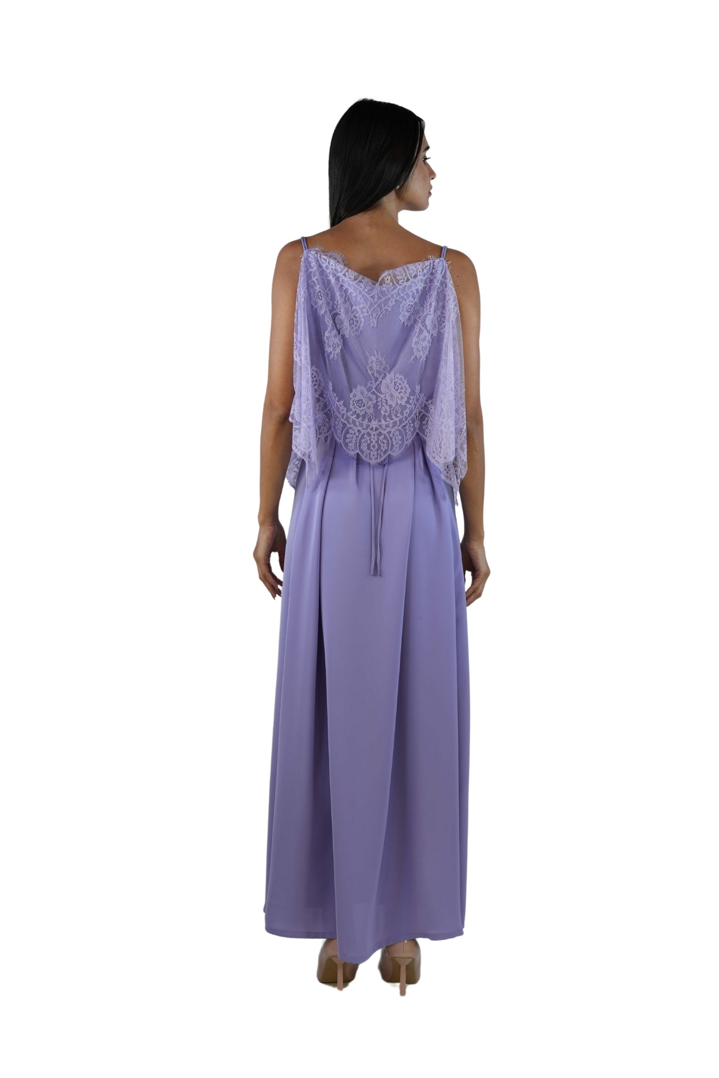 Shaden Lavender Abaya Set