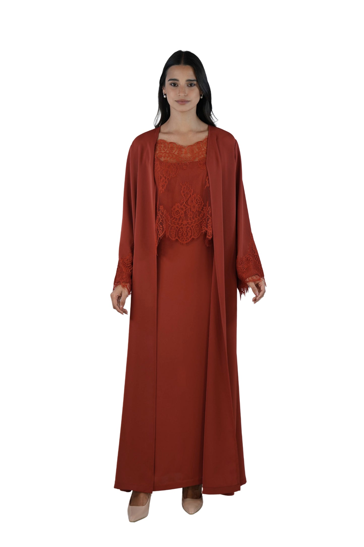 Shaden Ruby Abaya Set