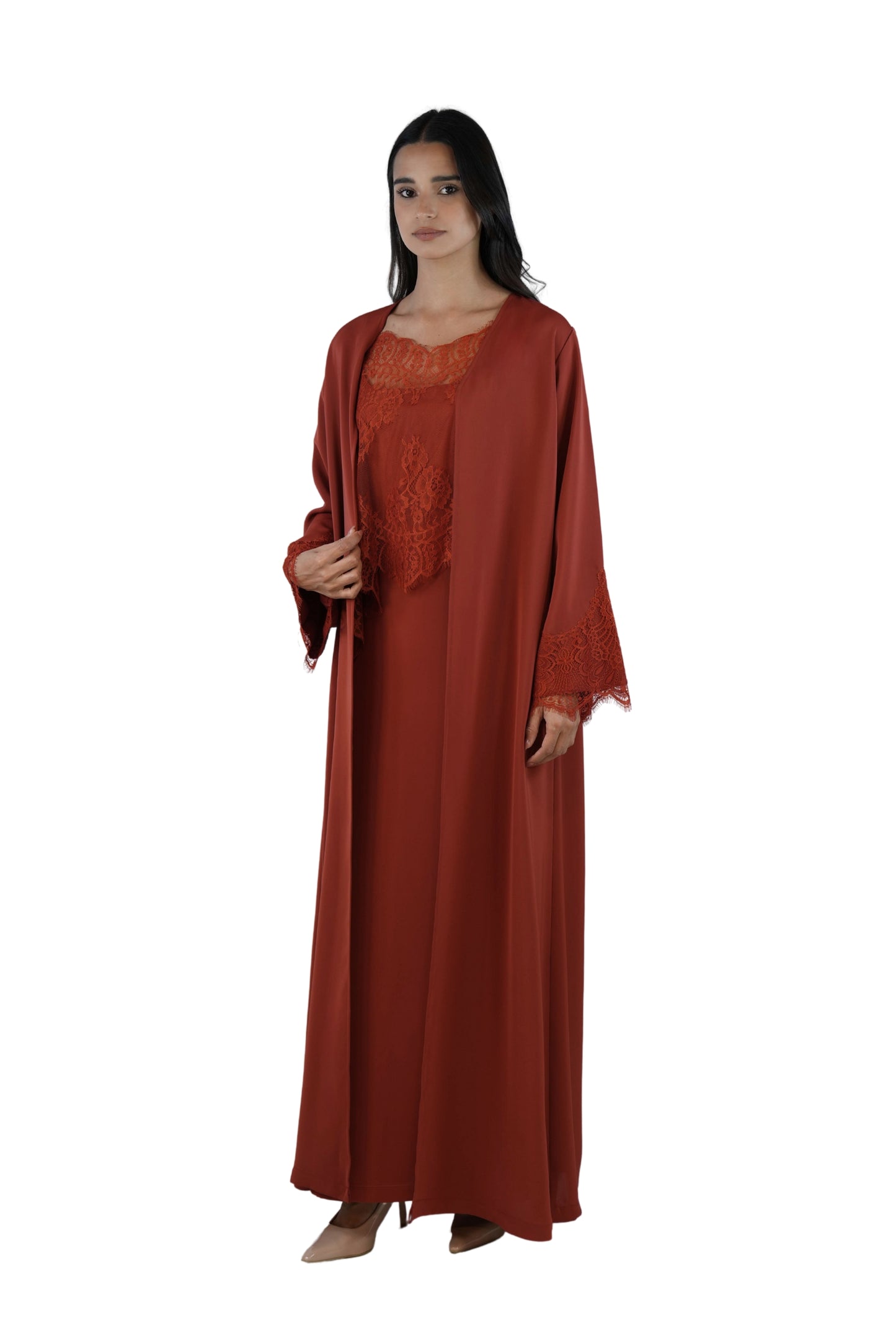 Shaden Ruby Abaya Set