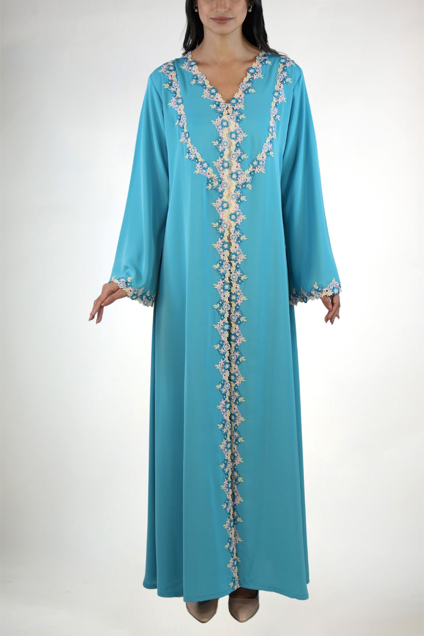 Sabah Sky Abaya Set