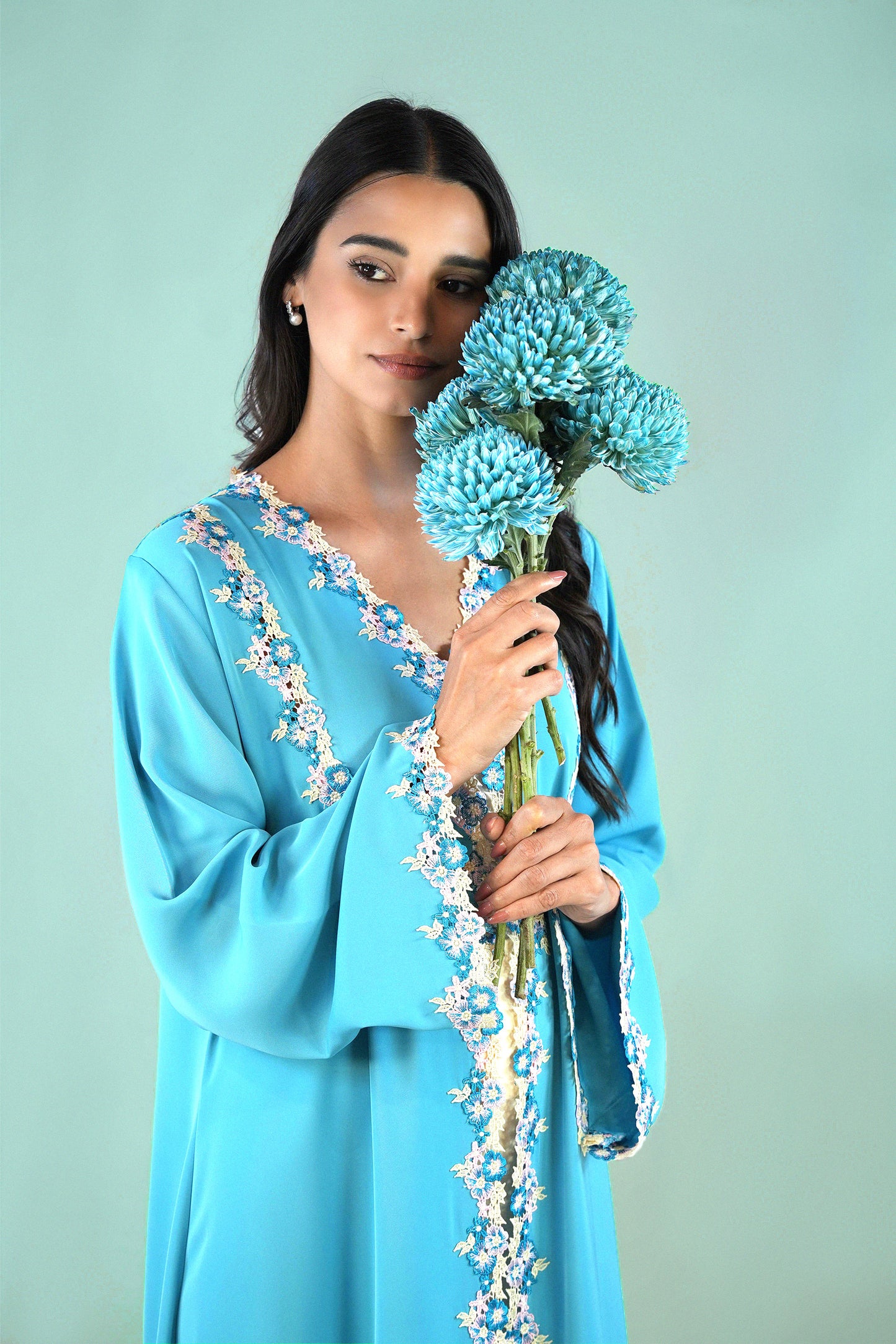 Sabah Sky Abaya Set