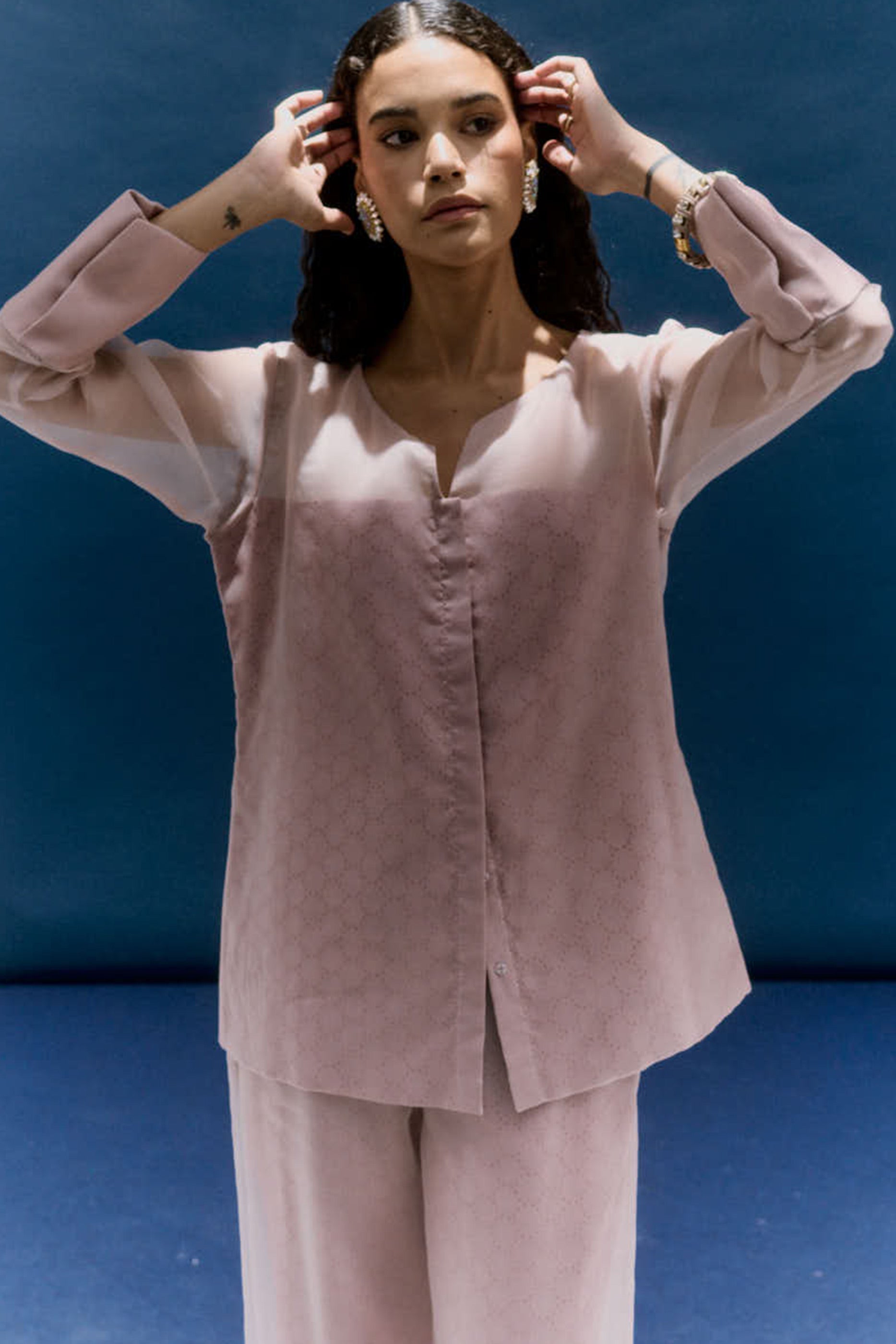 Altea Blush Set in Soft Broderie Anglaise