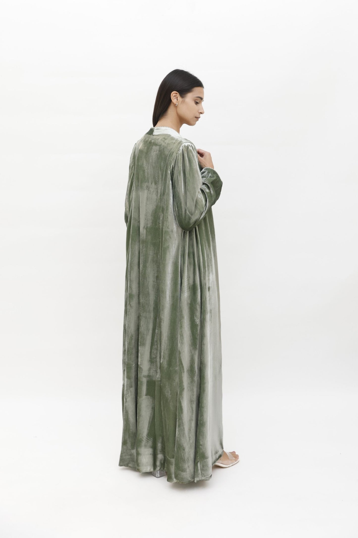 Ruwad Mint Abaya Set