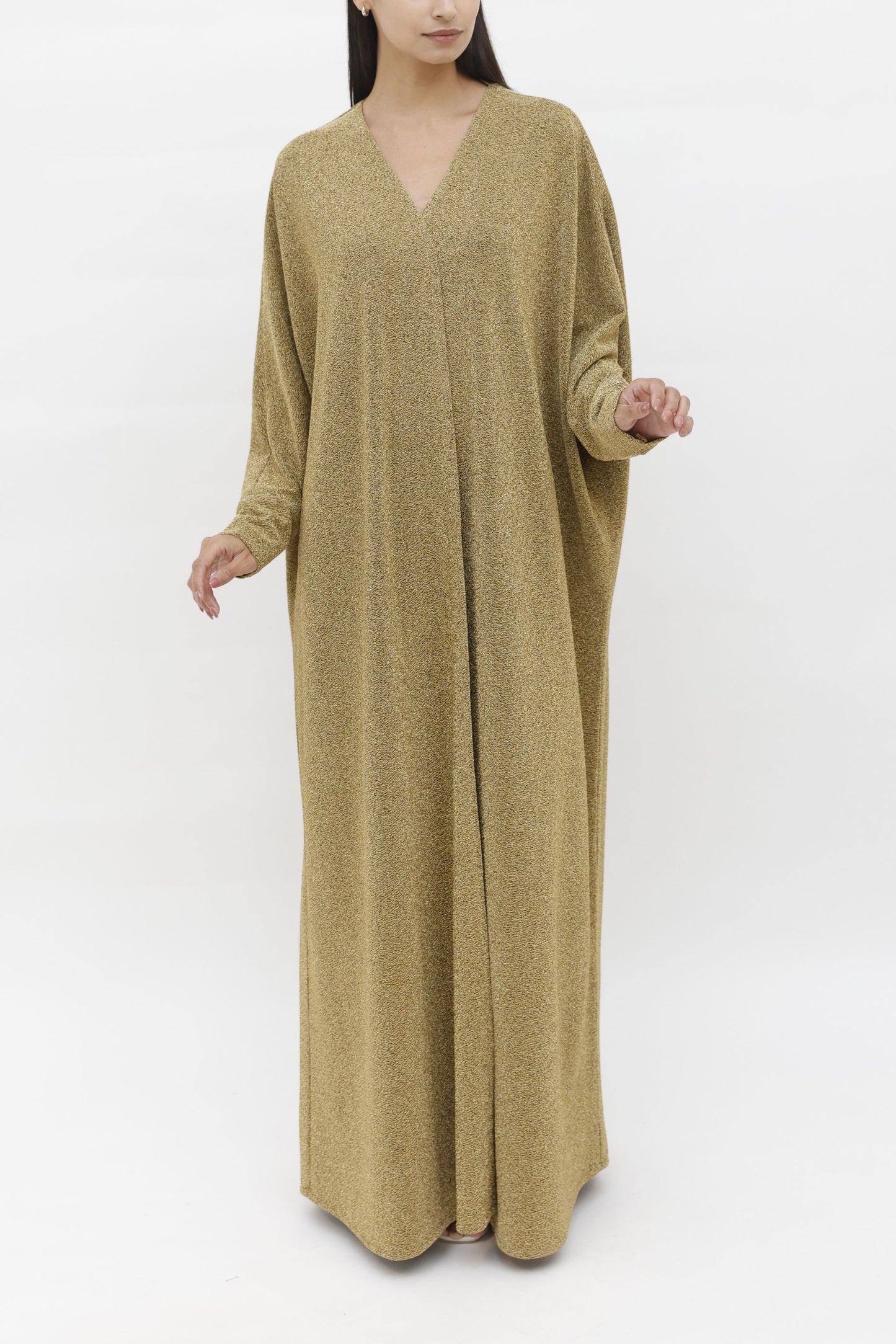 Naweer Gold Abaya Set