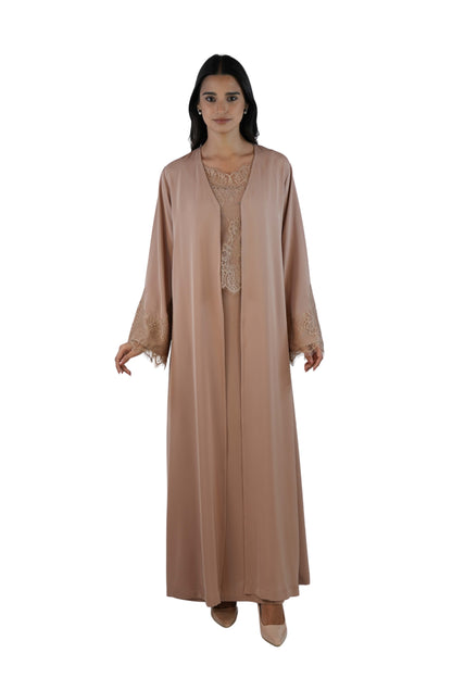 Shaden Sand Abaya Set