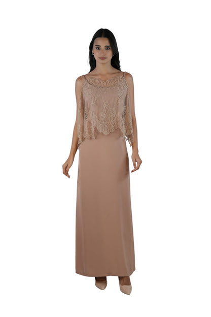 Shaden Sand Abaya Set