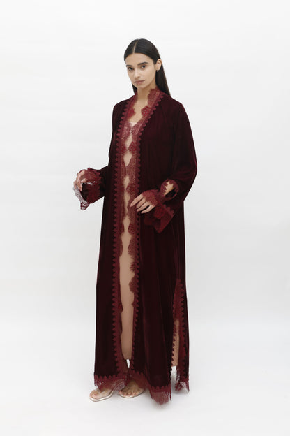 Hayan Moss Abaya Set