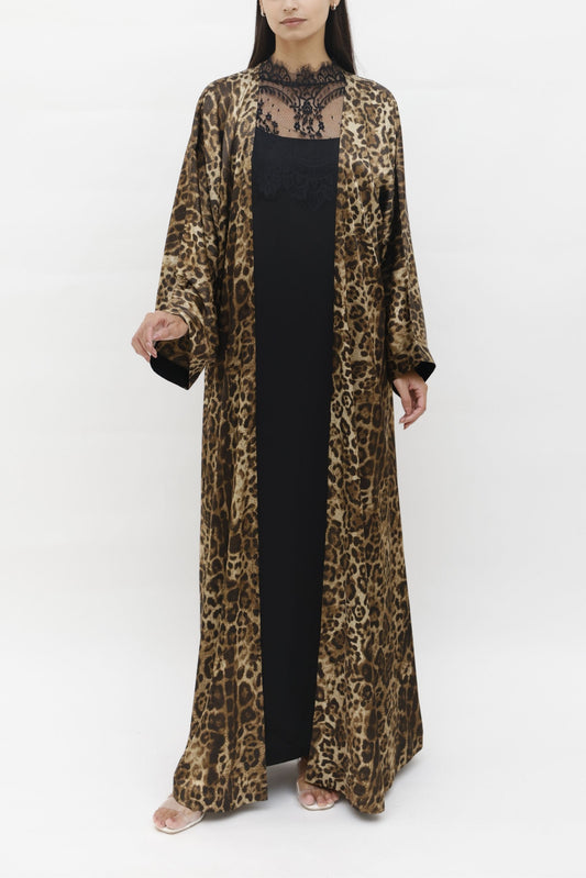 Hadeel Sand Abaya Set