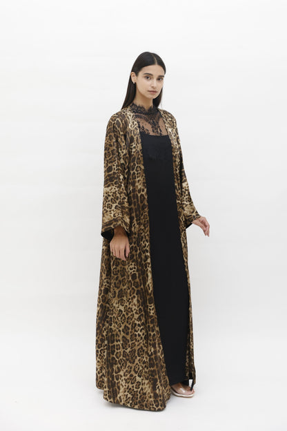 Hadeel Sand Abaya Set