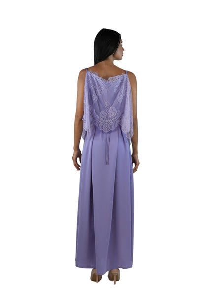 Shaden Lavender Abaya Set