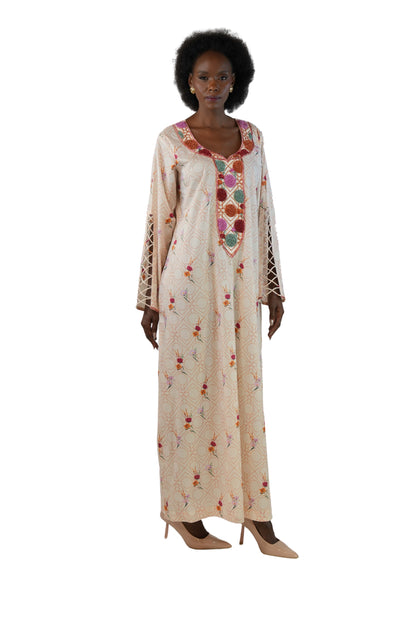 Flo Creamy Kaftan