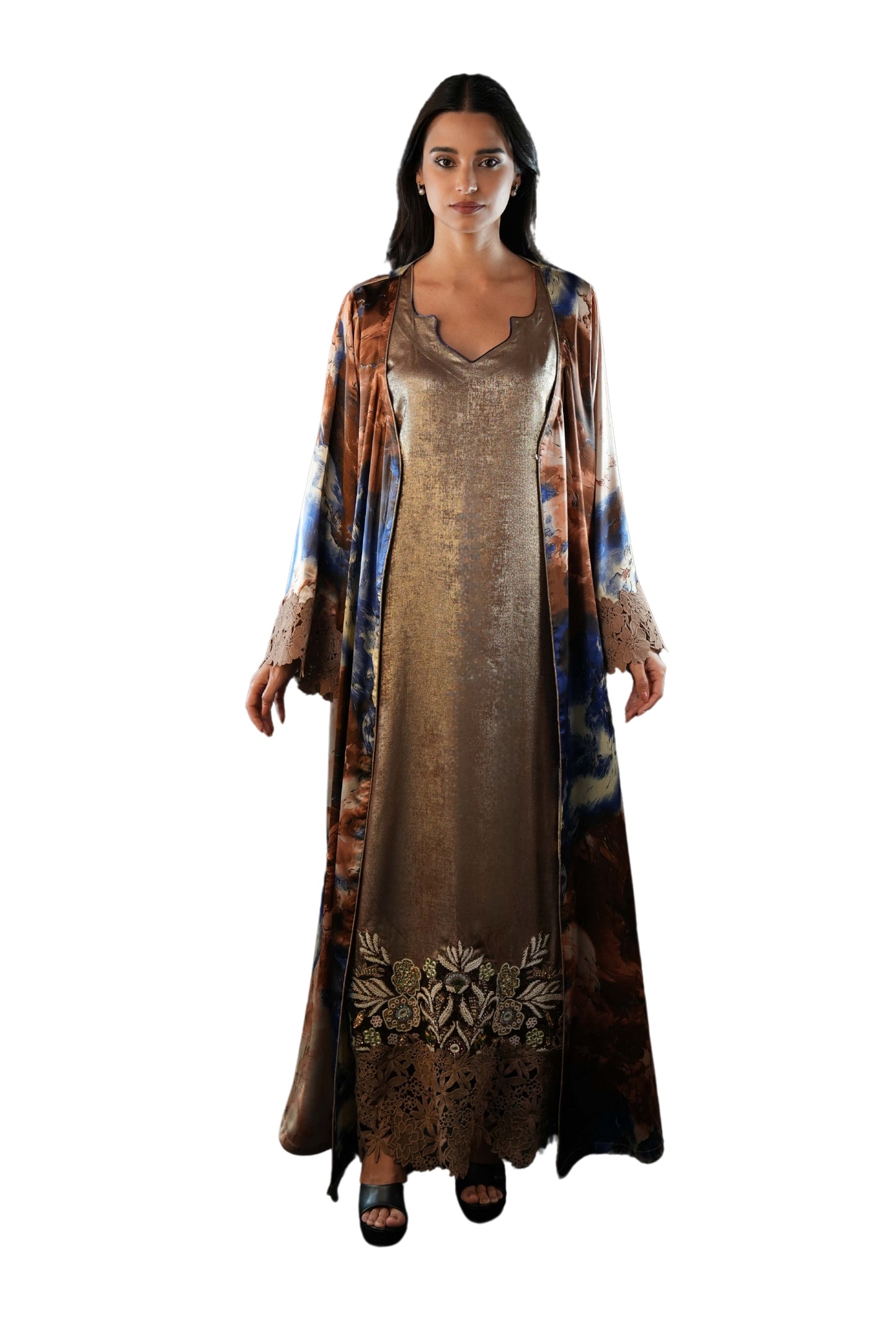 Saja Earth Abaya Set