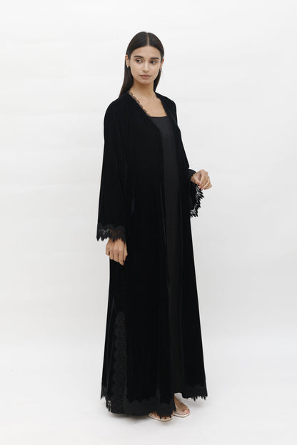 Hayan Moss Abaya Set