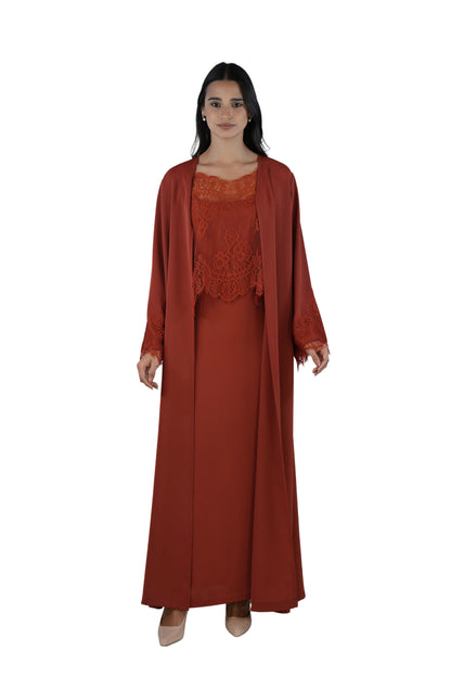 Shaden Ruby Abaya Set