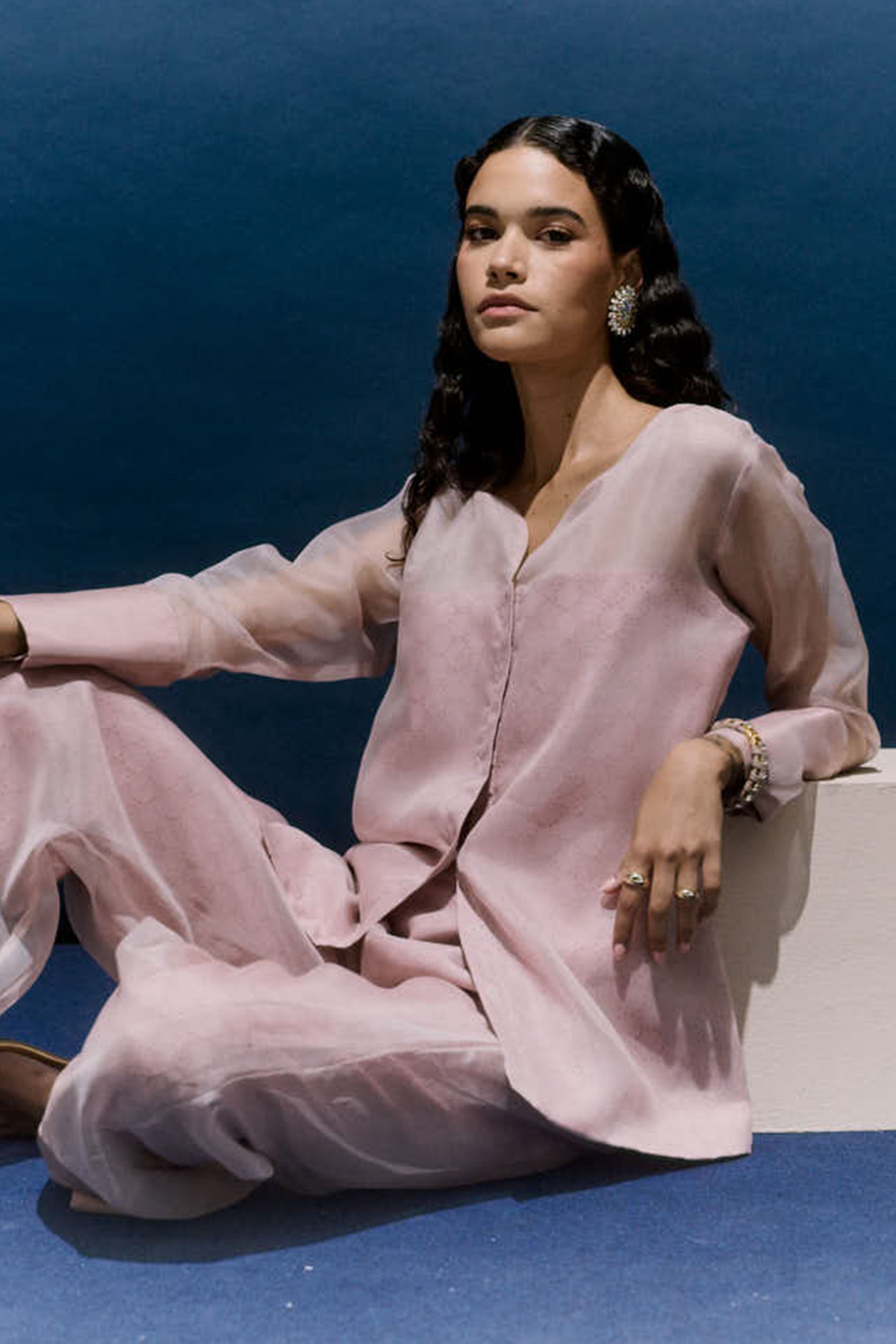 Altea Blush Set in Soft Broderie Anglaise