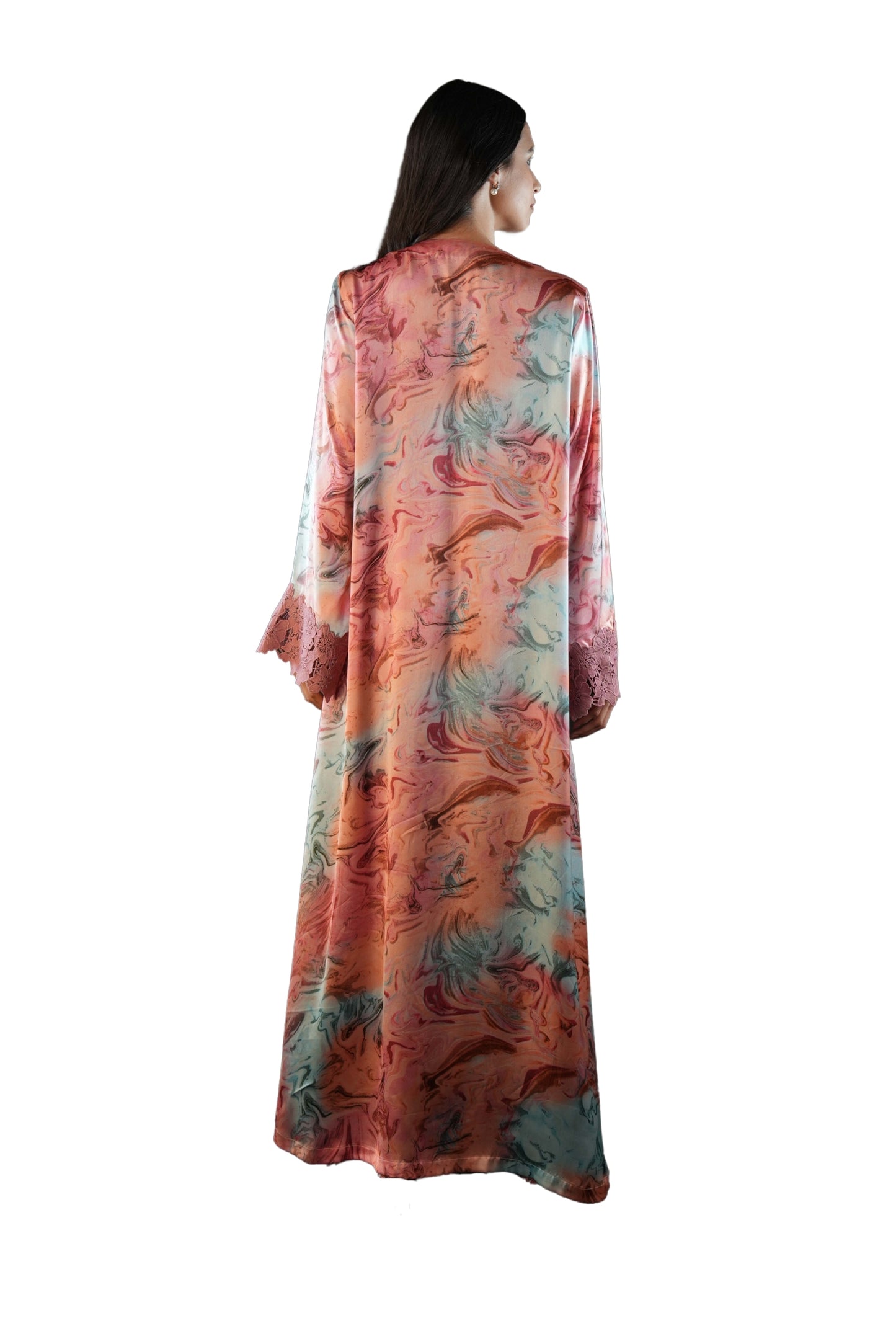 Saja Blush Abaya Set