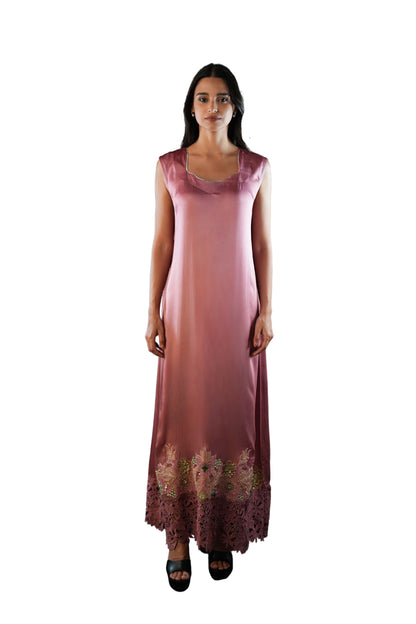 Saja Blush Abaya Set