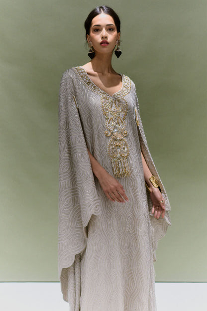 Reed Gold Dress in Georgette Chiffon