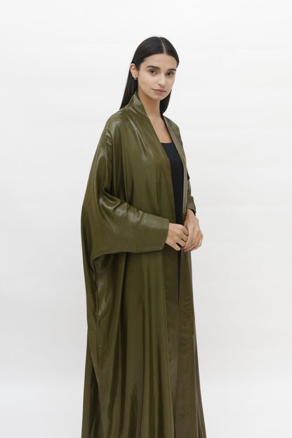 Rawan Olive Abaya Set