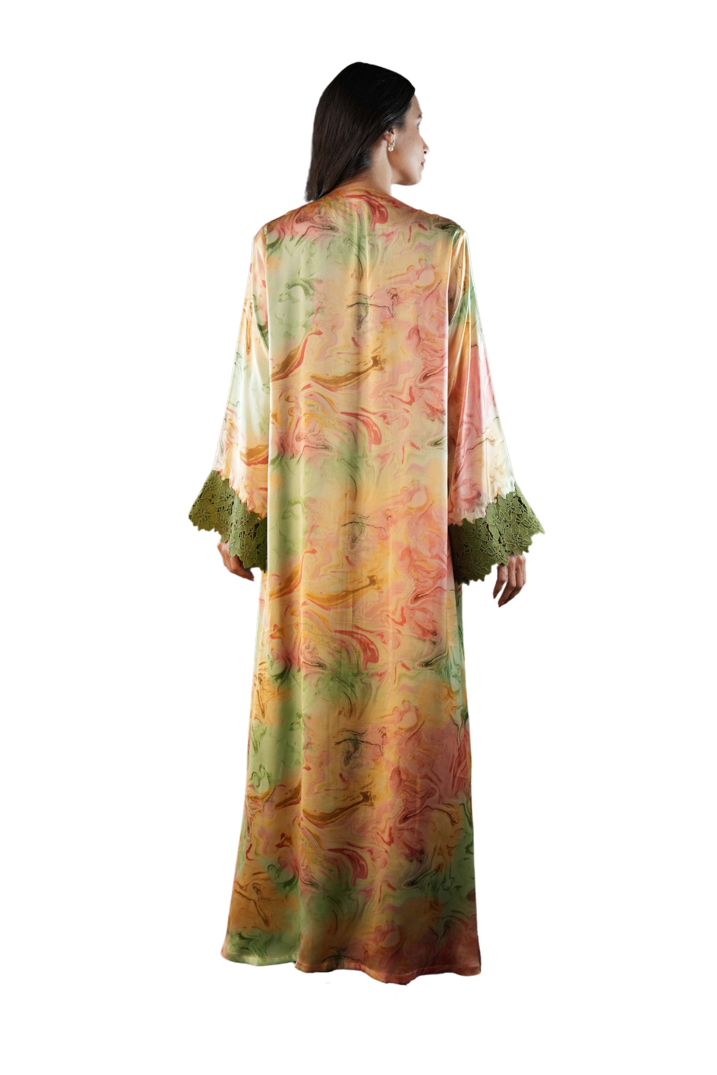 Saja Leaf Kaftan Set