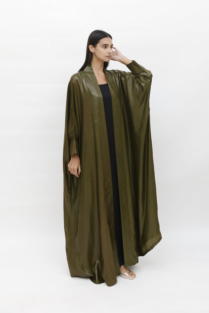 Rawan Olive Abaya Set