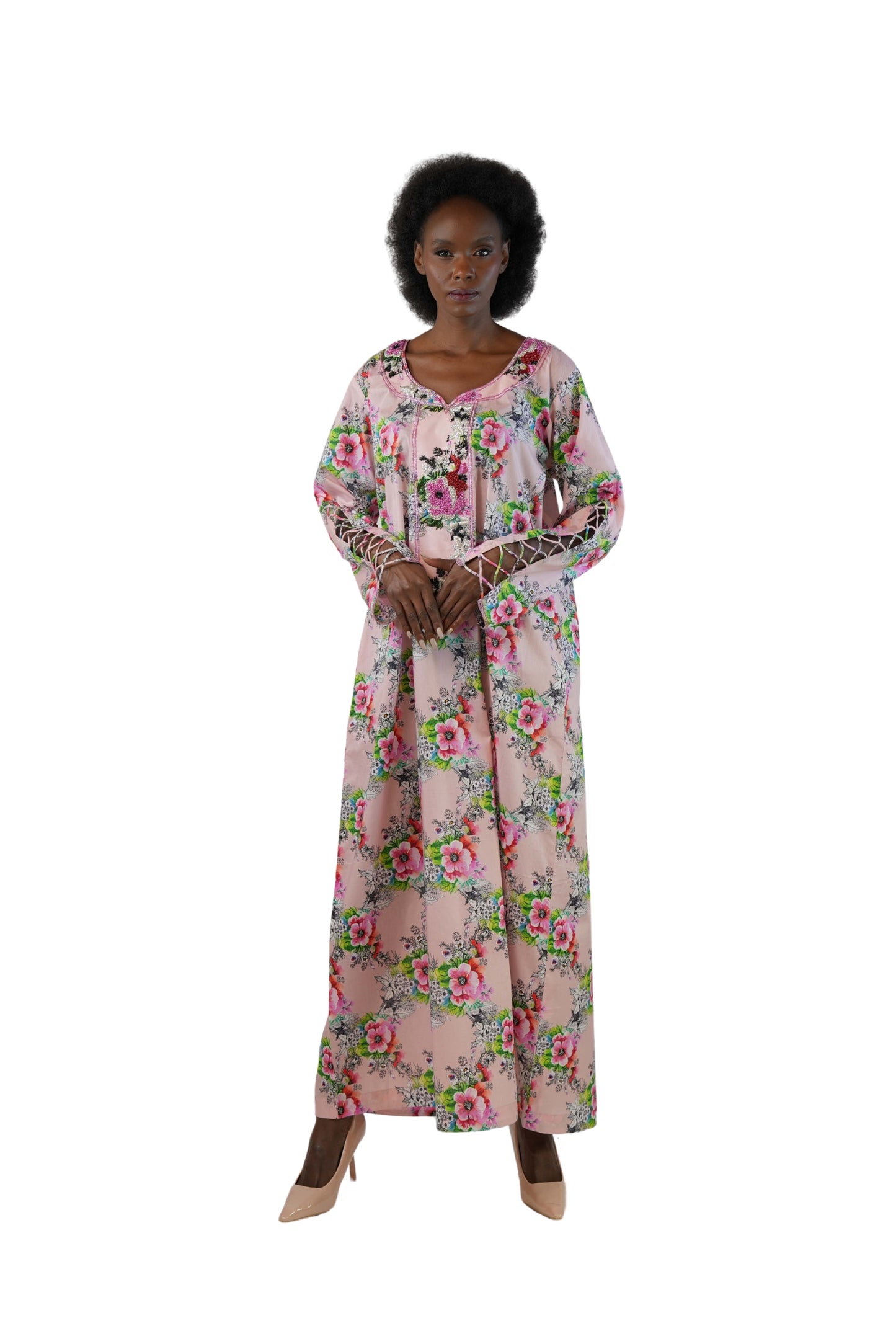 Flo Blush Kaftan