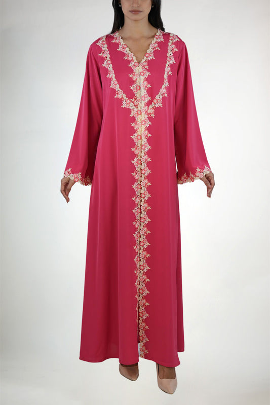 Sabah Peony Abaya Set