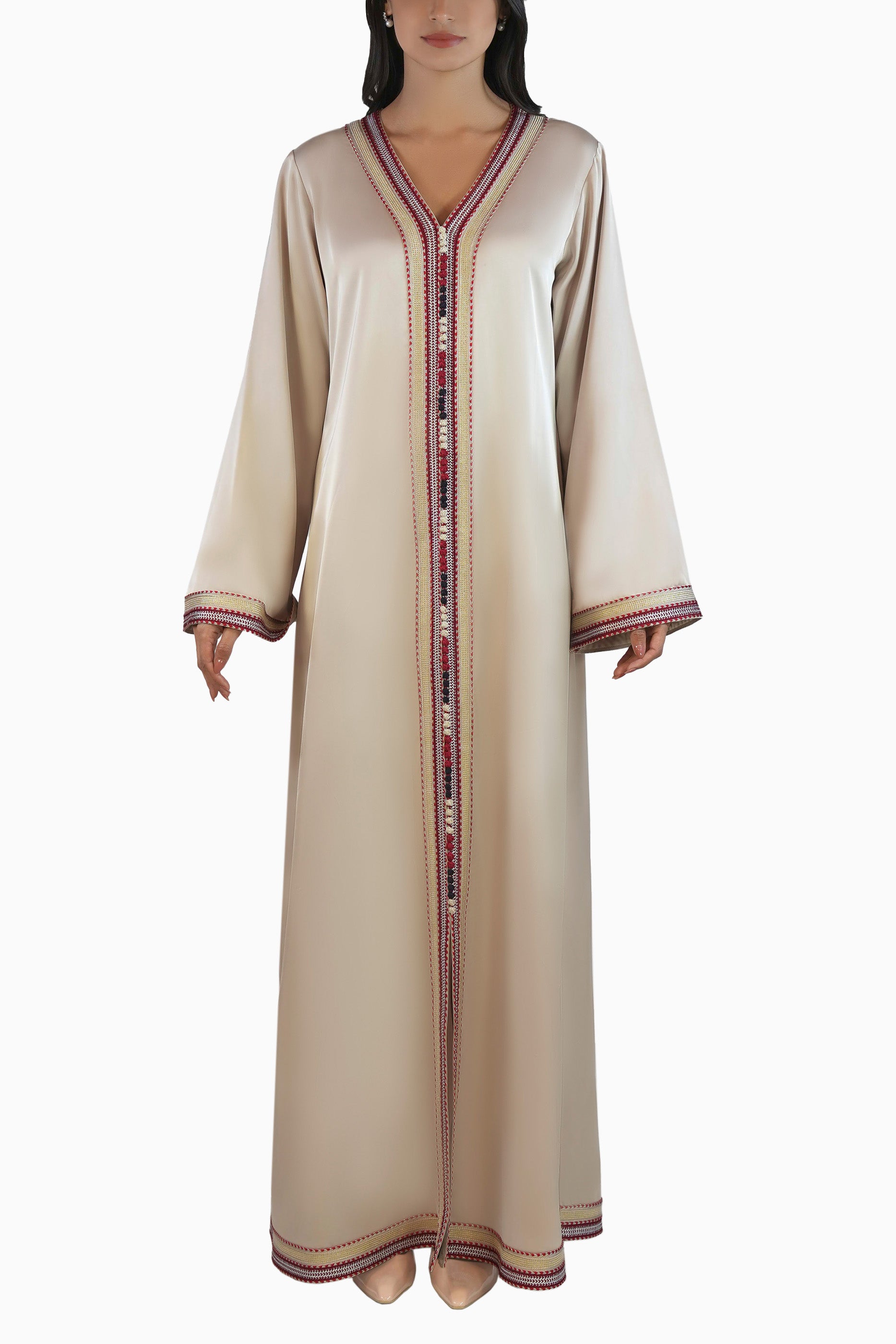 Aseel - Embellished Moroccan Inspired Kaftan Dress Set