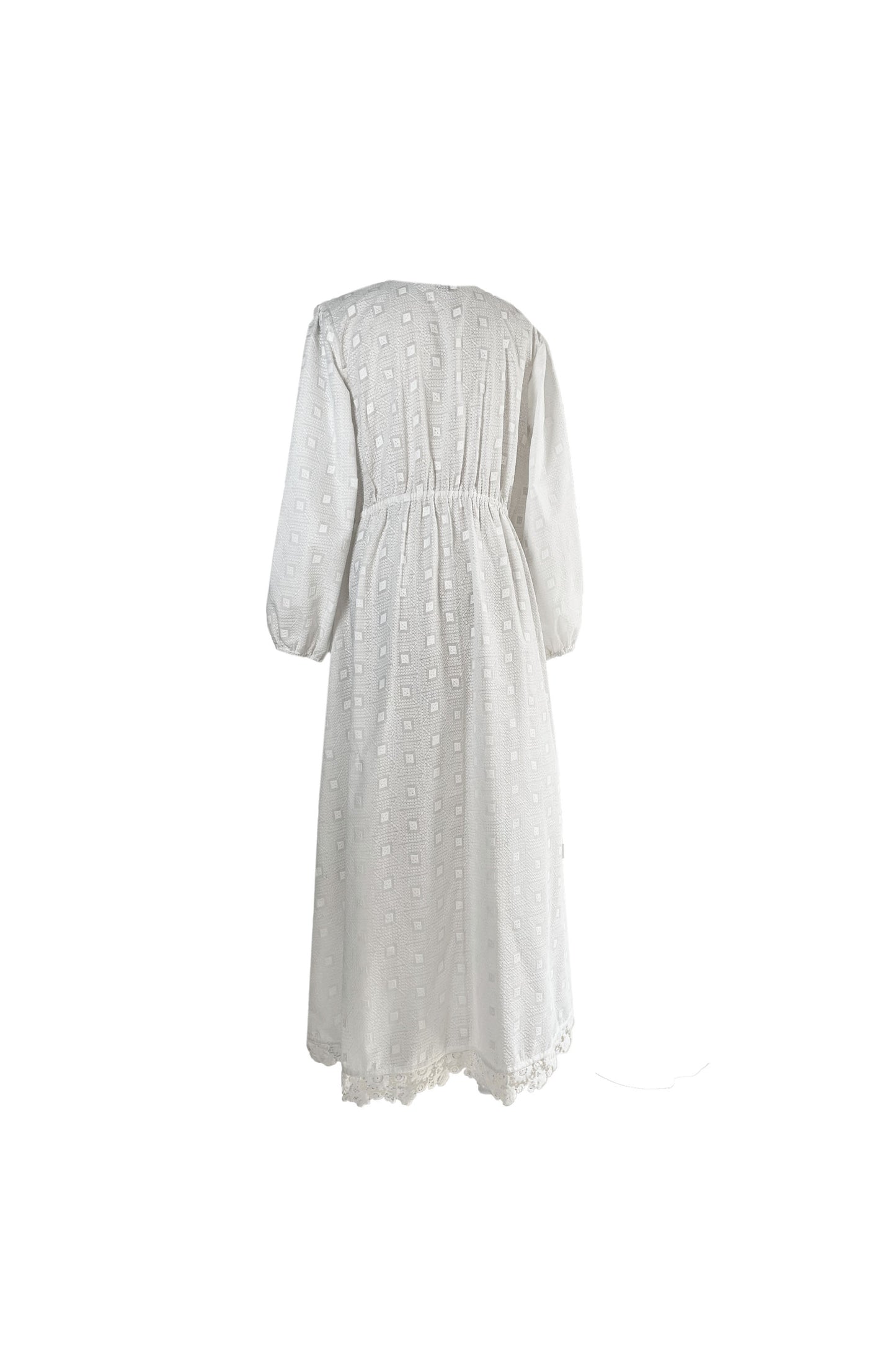 Cordelia Dress in Soft Broderie Anglaise