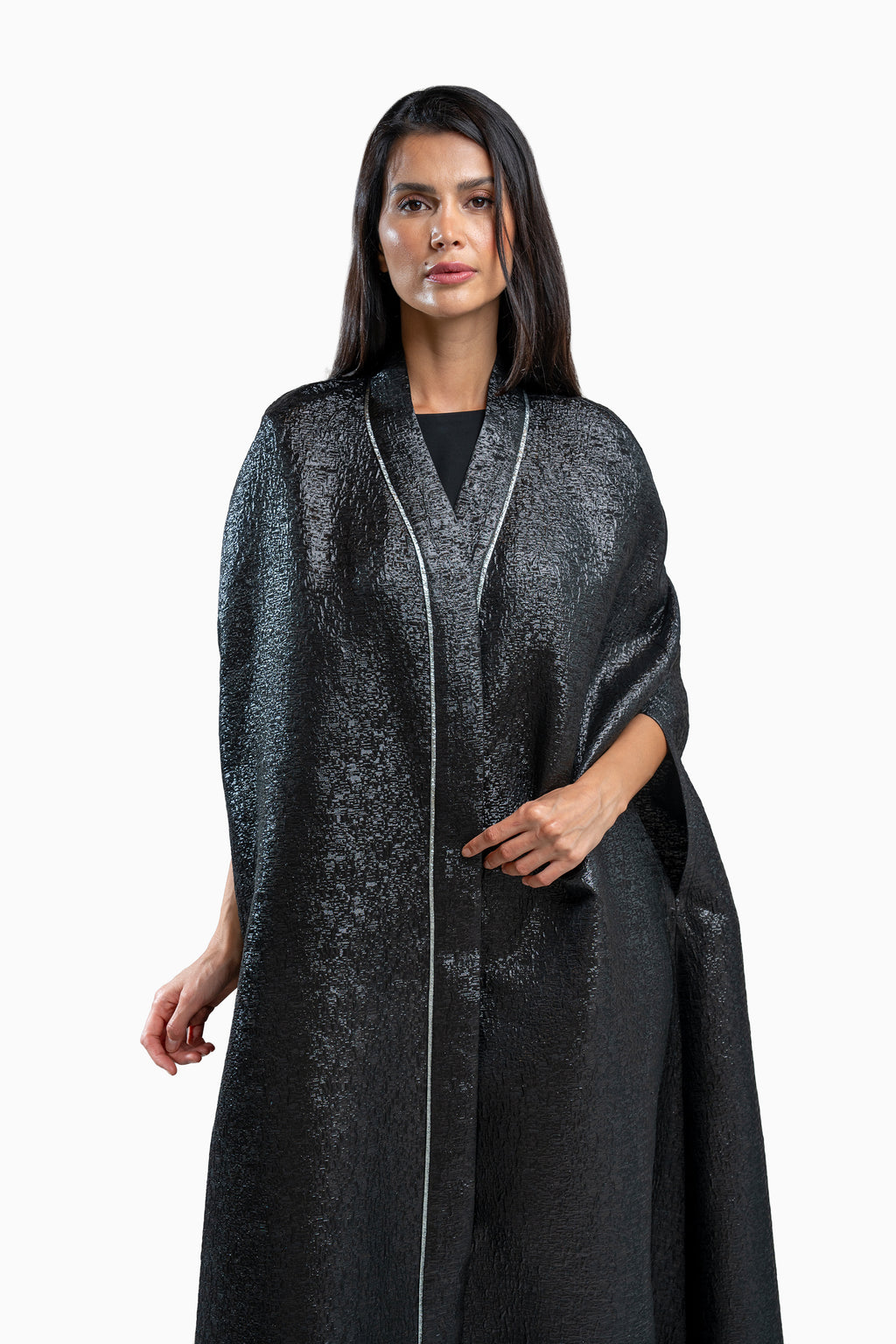 Durrah Black Abaya Set