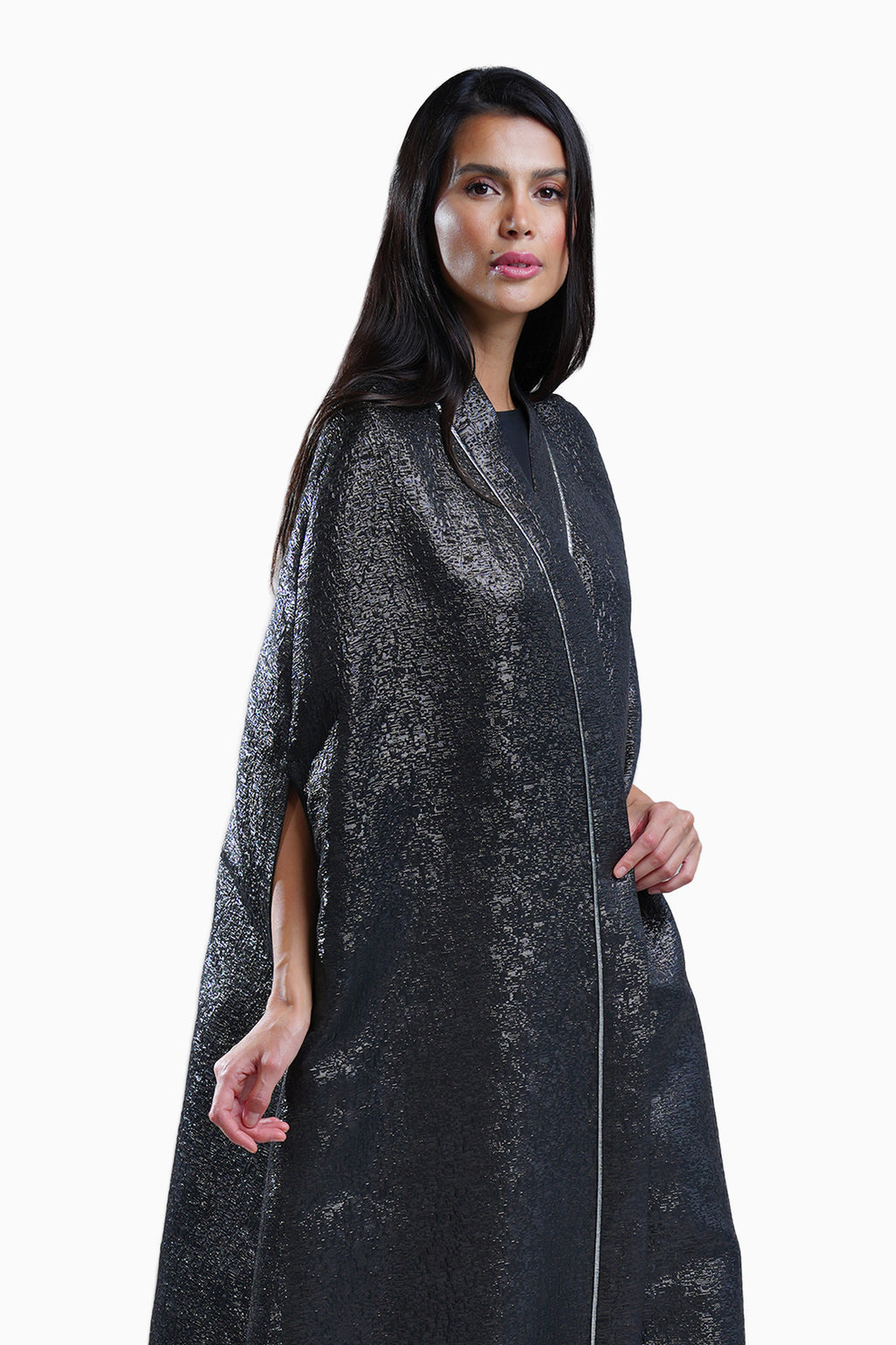 Durrah Black Abaya Set