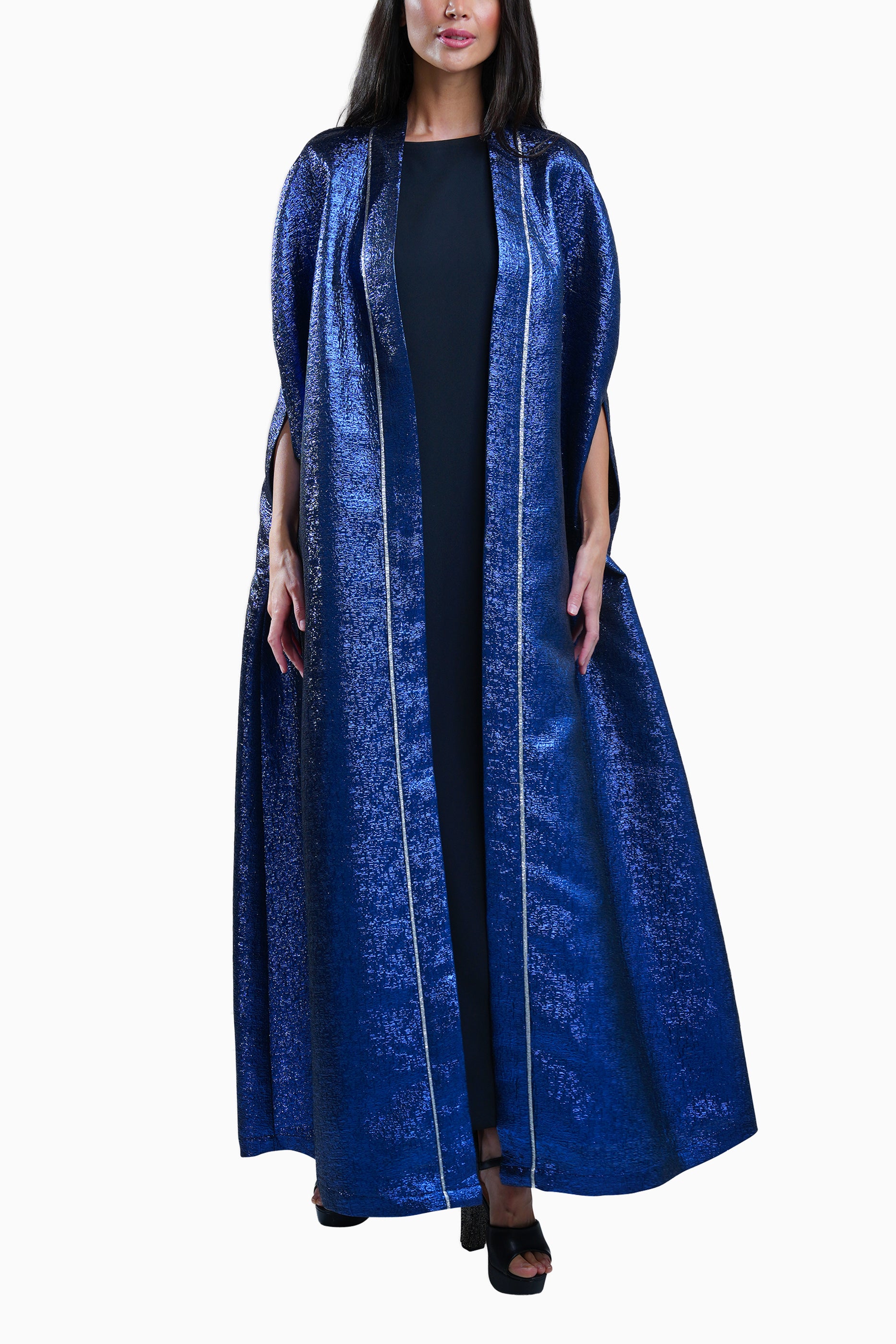 Durrah Navy Abaya Set