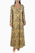 Huevana - Printed Floral Kaftan Dress