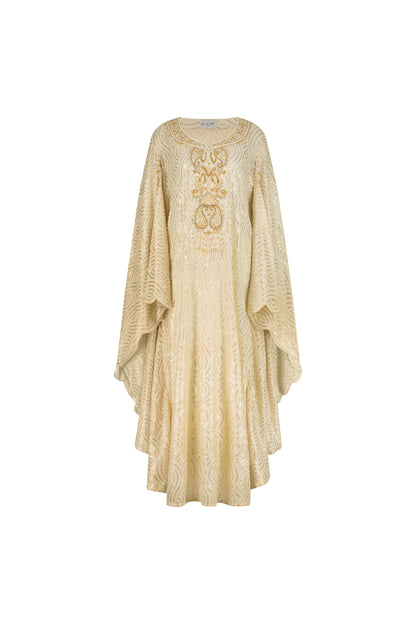 Reed Gold Dress in Georgette Chiffon