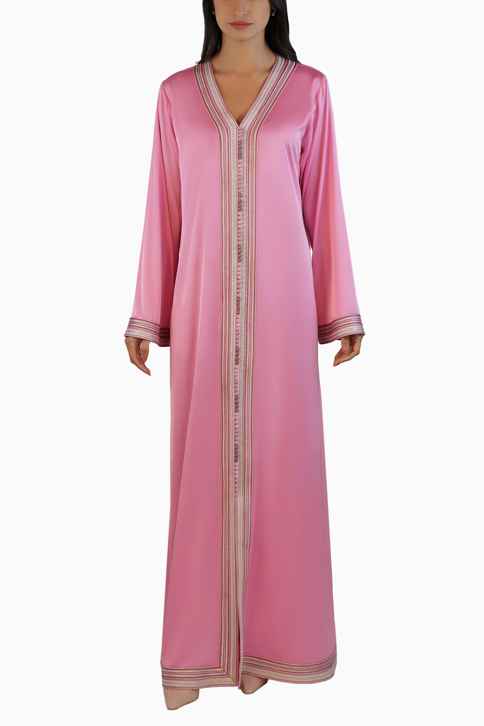 Ritaj Peony - Embellished Moroccan Inspired Kaftan Dress Set