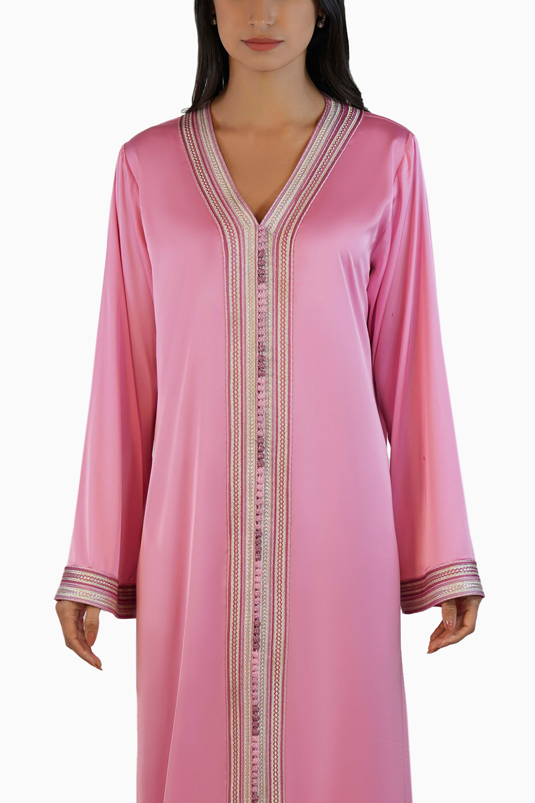 Ritaj Peony - Embellished Moroccan Inspired Kaftan Dress Set