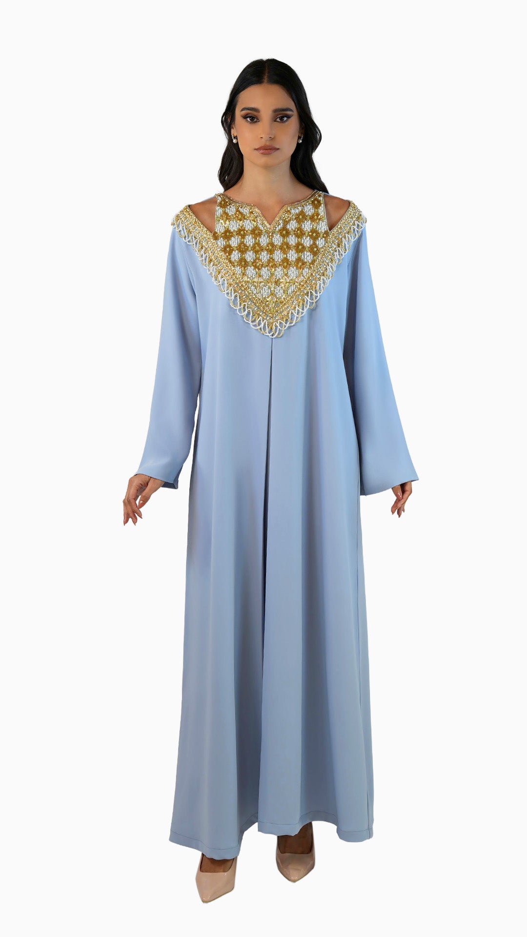 Salam Sky - Embroidered Modern Kaftan