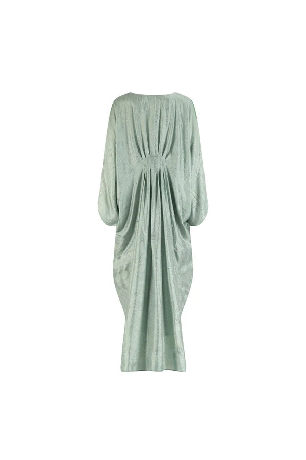 Silene Mint Dress in Silk