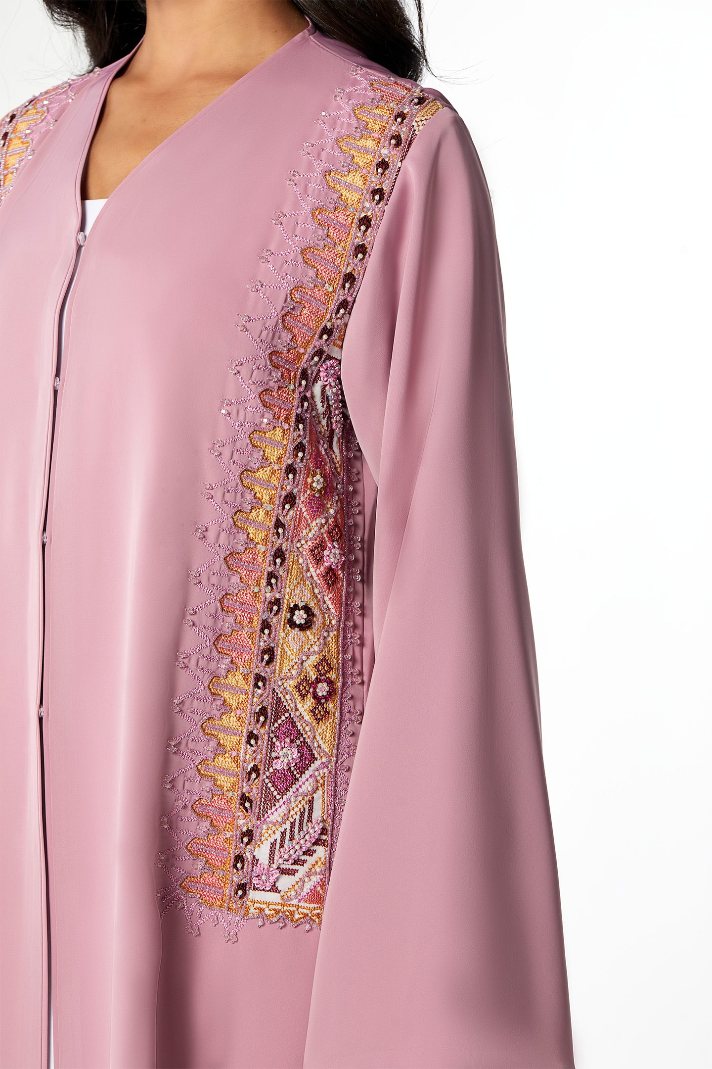 Blush Abaya Set