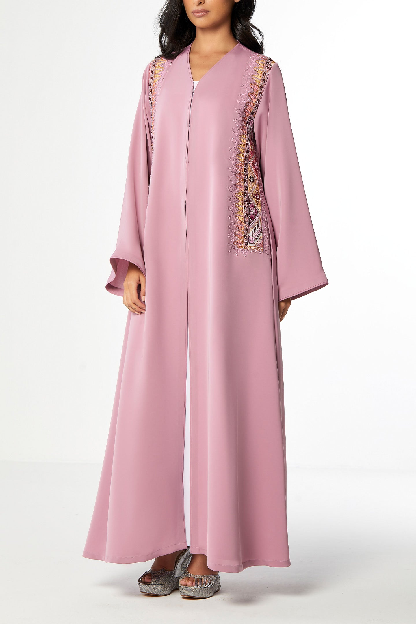 Blush Abaya Set