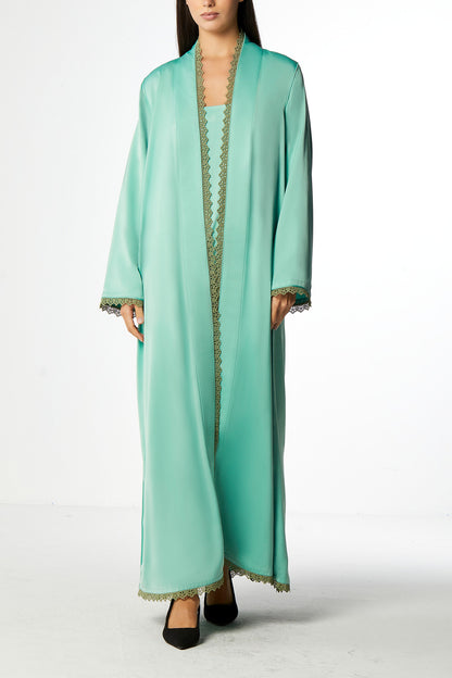 Celeste Abaya Set in Crepe Silk