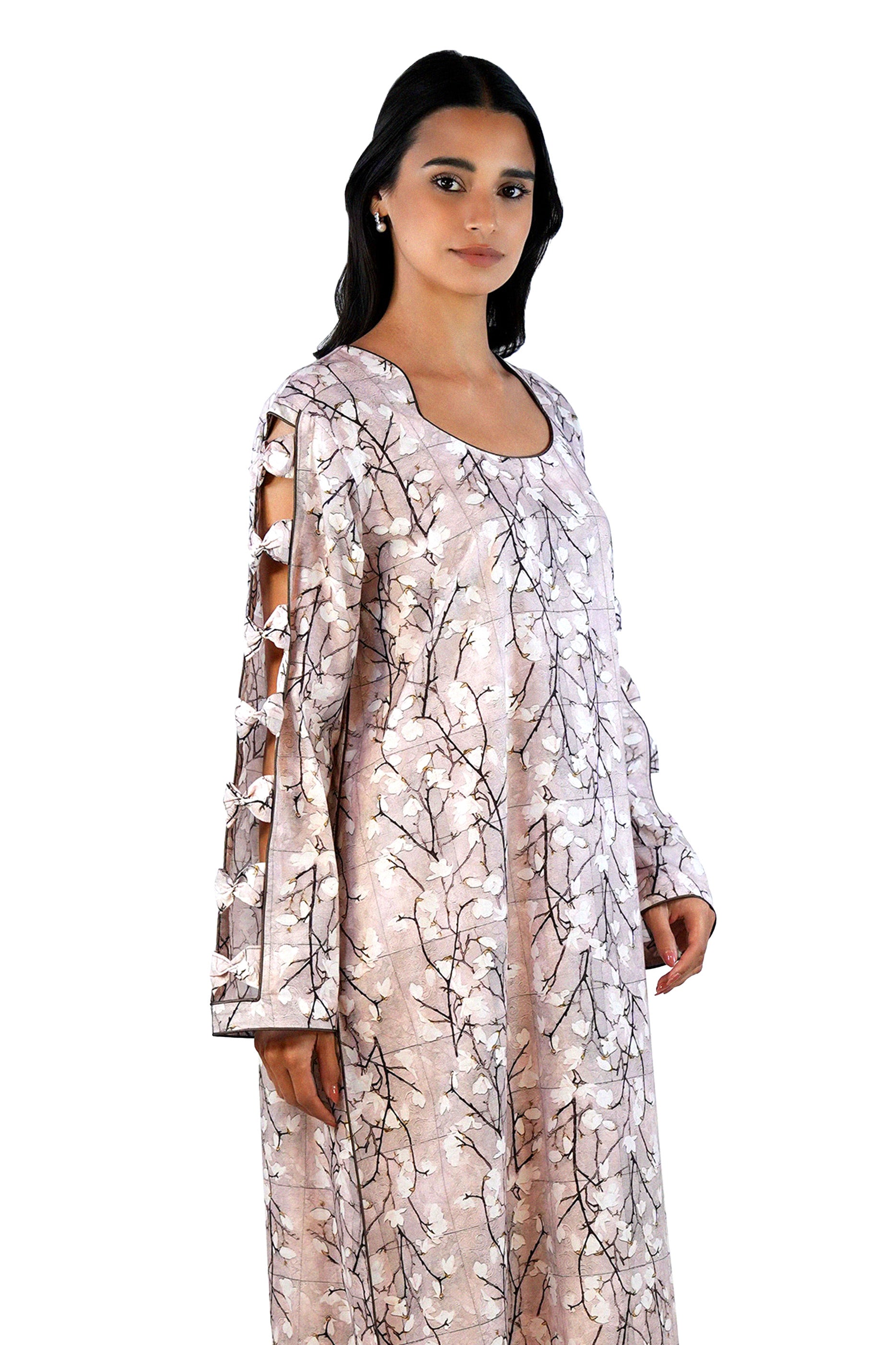 Cotera - Printed Floral Kaftan Dress