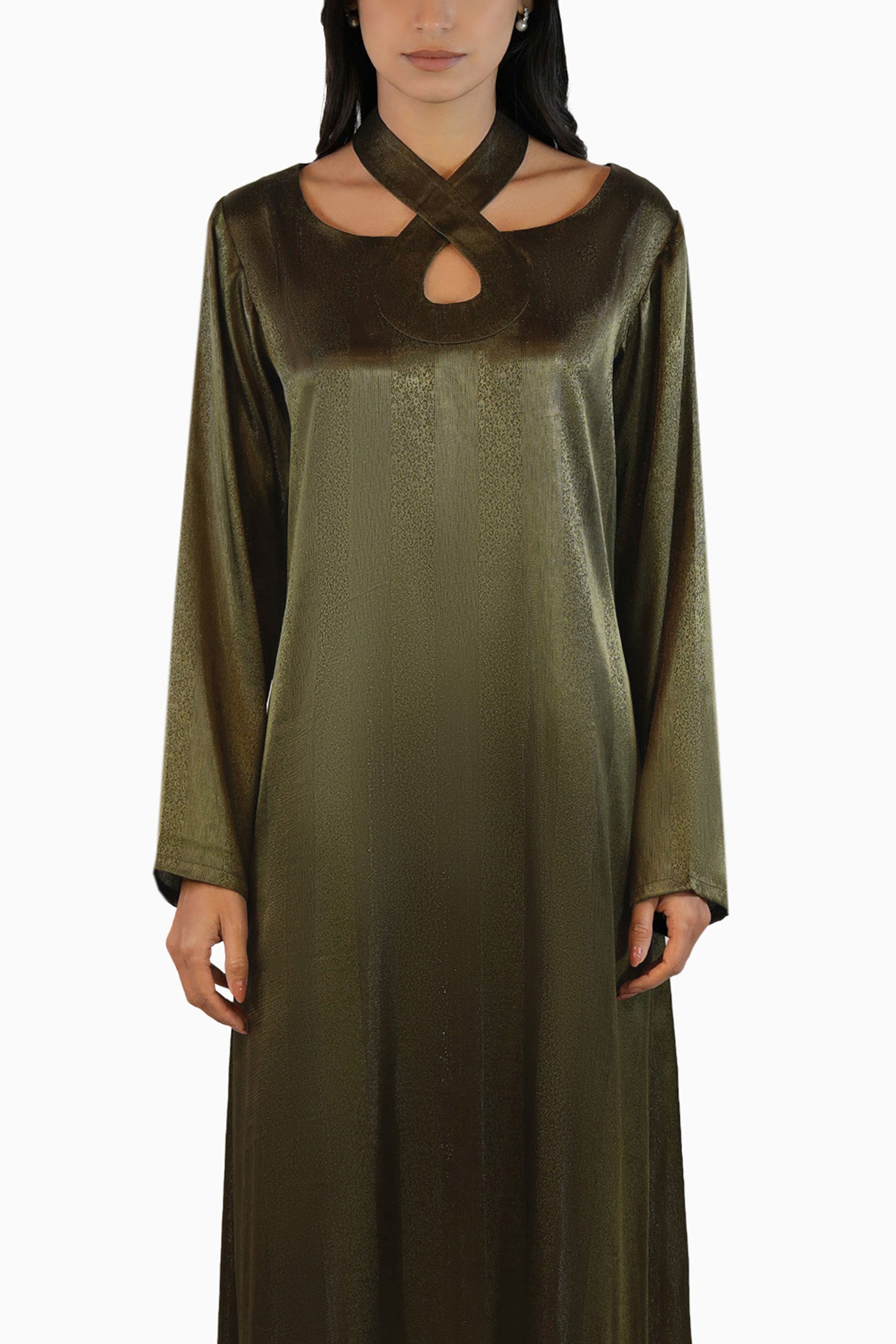 Maisa Moss - Sheer Organza Kaftan Set