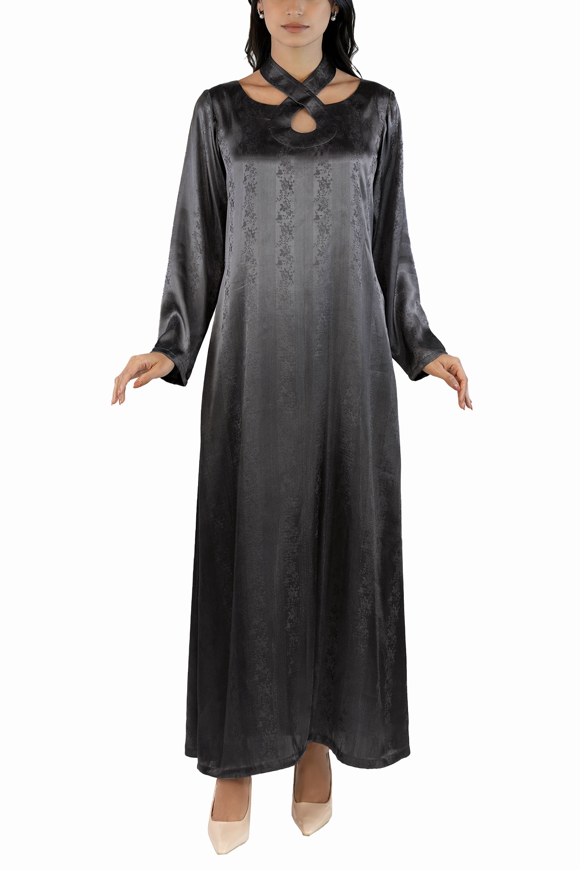 Maisa Tar - Sheer Organza Kaftan Set